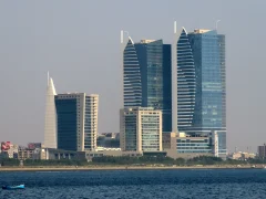 Dolmen Towers and the Karachi skyline